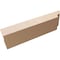 Ekena Millwork 6in. W x 4in. H x 24in. L Garner Woodgrain TimberThane Rafter Tail, Primed Tan RFTUR06X04X24GARRCPR - alternate 3